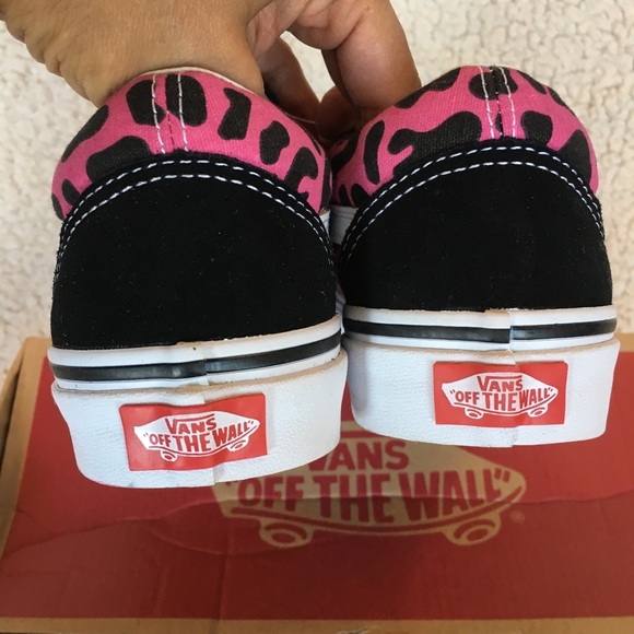 NWT Vans Old Skool Leopard Print Shoe W 7, M 5.5 - Picture 4 of 7